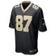 Men's New Orleans Saints Foster Moreau Nike Black Game Jersey