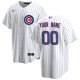 Men's Chicago Cubs Nike White Home Replica Custom Jersey