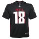 Youth Atlanta Falcons Calvin Ridley Nike Black Player Game Jersey