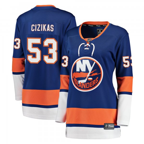 Women's New York Islanders Casey Cizikas Fanatics Royal Breakaway Player Jersey