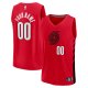 Men's Portland Trail Blazers  Fanatics Red  Fast Break Custom Replica Jersey - Statement Edition