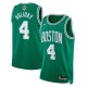 Youth's Boston Celtics #4 Jrue Holiday Nike Icon Edition NBA Finals Patch 2024 Swingman Green Jersey