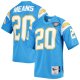 Men's Los Angeles Chargers 1994 Natrone Means Mitchell & Ness Powder Blue Throwback Retired Player Jersey