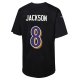 Youth Baltimore Ravens Lamar Jackson Nike Black Fashion Game Jersey