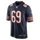 Men's Chicago Bears Ja'Tyre Carter Nike Navy Game Player Jersey