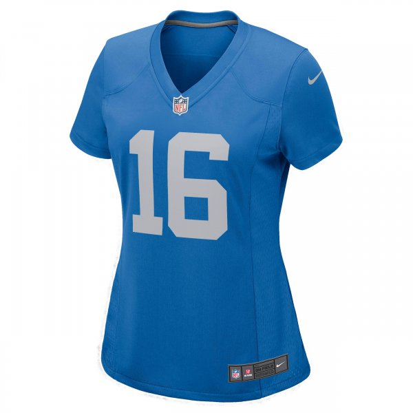 Women's Detroit Lions Jared Goff Nike Blue Game Player Jersey