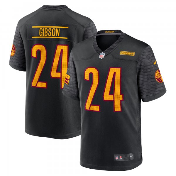 Youth Washington Commanders Antonio Gibson Nike Black Game Jersey