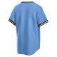 Men's Milwaukee Brewers Nike Powder Blue Road Cooperstown Collection Team Jersey