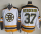 Boston Bruins #37 Patrice Bergeron White/Black CCM Throwback Stitched NHL Jersey