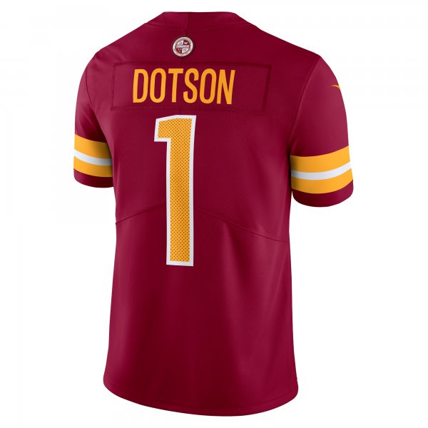 Men's Washington Commanders Jahan Dotson Nike Burgundy  Vapor Untouchable Limited Jersey