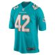 Men's Miami Dolphins Clayton Fejedelem Nike Aqua Game Jersey