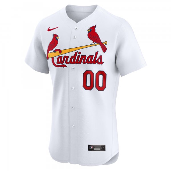 Men's St. Louis Cardinals Nike White Home Elite Custom Jersey