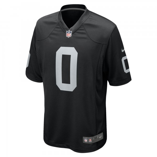 Men's Las Vegas Raiders Jakorian Bennett Nike  Black Team Game Jersey