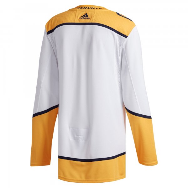 Men's Nashville Predators adidas White Away Jersey