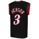 Youth Philadelphia 76ers Allen Iverson Mitchell & Ness Black Hardwood Classics Swingman Throwback Jersey