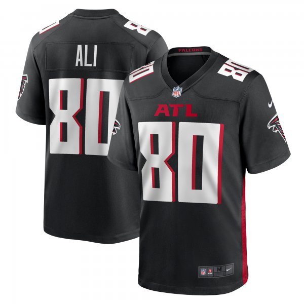 Men's Atlanta Falcons Josh Ali Nike  Black Team Game Jersey