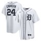 Men's Detroit Tigers Miguel Cabrera Nike White Home Replica Player Name Jersey