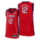 USA Women's Basketball #12 Diana Taurasi 2021 Tokyo Olympics Red Stitched Away Jersey