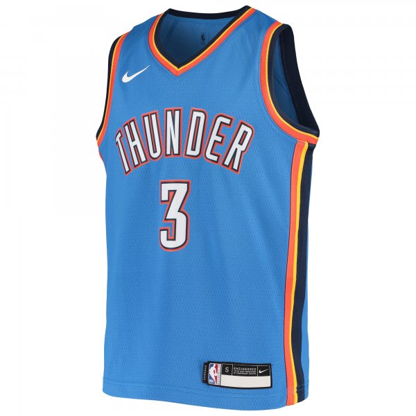 Youth Oklahoma City Thunder Chris Paul Nike Blue Team Swingman Jersey