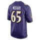 Men's Baltimore Ravens Patrick Mekari Nike Purple Game Player Jersey