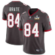 Men's Tampa Bay Buccaneers Cameron Brate Pewter 2021 Super Bowl LV Jersey