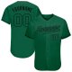 Men's Custom Kelly Green Kelly Green-Black Authentic Baseball Jersey