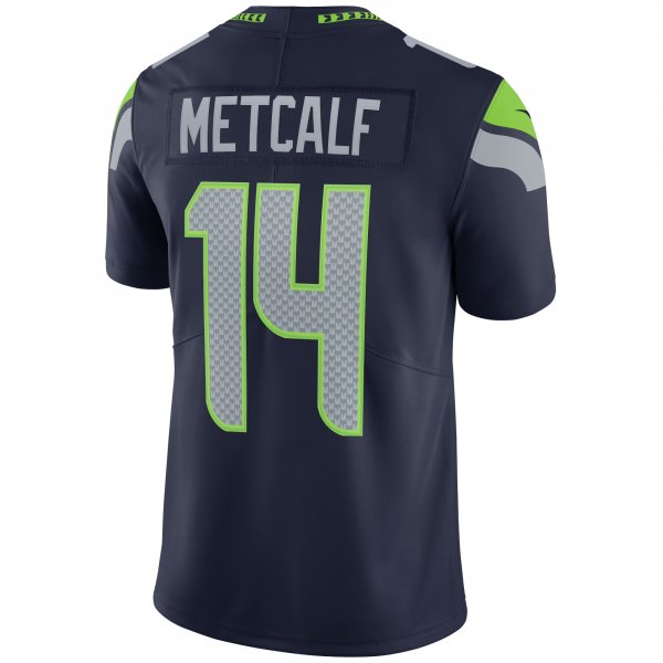 Men's Seattle Seahawks DK Metcalf Nike College Navy Vapor Limited Jersey