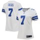 Women's Dallas Cowboys Trevon Diggs Nike White Game Jersey