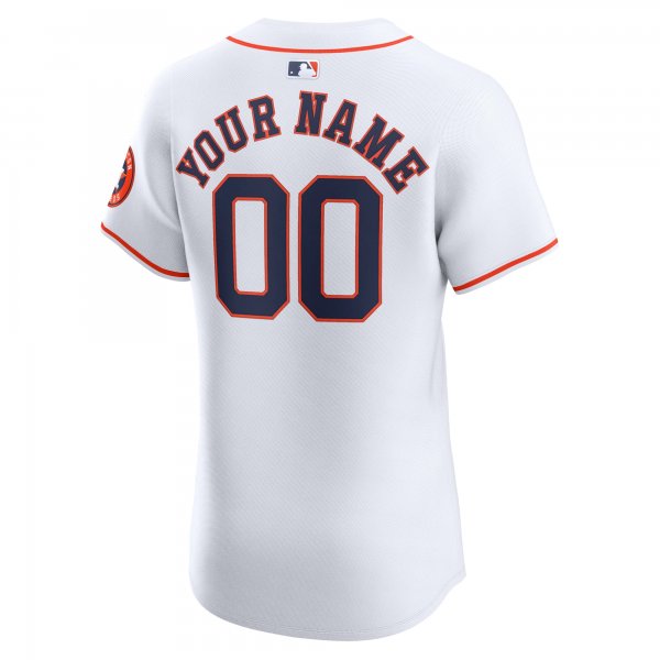 Men's Houston Astros Nike White Home Elite Custom Jersey