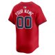 Men's Atlanta Braves  Nike Red  Alternate Limited Custom Jersey