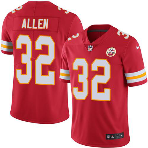 Nike Kansas City Chiefs #32 Marcus Allen Red Men's Stitched NFL Limited Rush Jersey