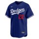 Men's Los Angeles Dodgers Clayton Kershaw Nike Royal Alternate Limited Player Jersey