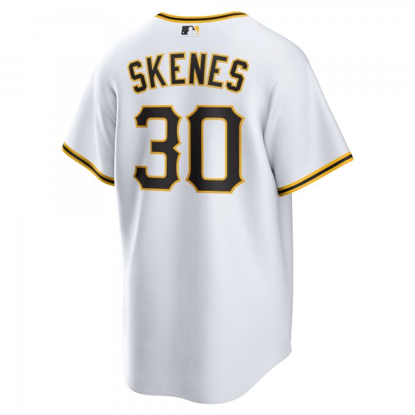 Men's Pittsburgh Pirates Paul Skenes Nike White Home Replica Player Jersey