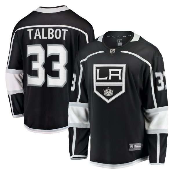 Men's Los Angeles Kings Cam Talbot Fanatics Black Home Breakaway Jersey