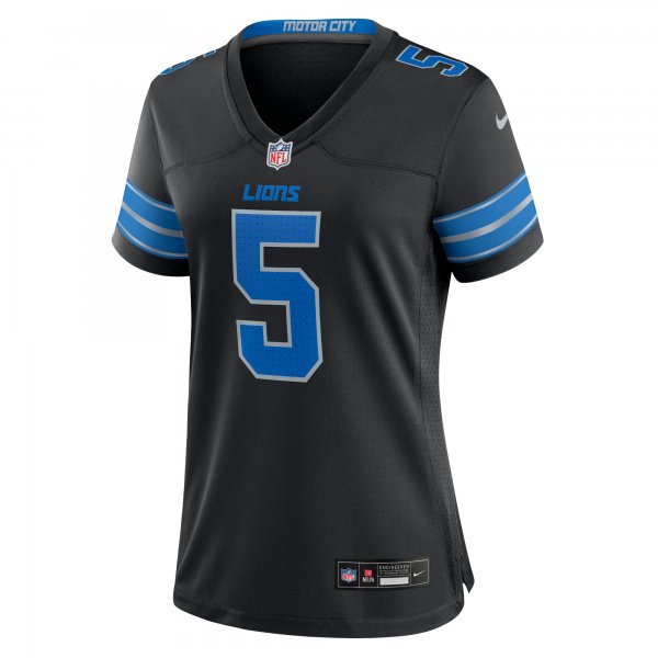 Women's Detroit Lions David Montgomery Nike Black 2nd Alternate Game Jersey