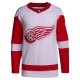 Men's Detroit Red Wings  adidas White Away  Primegreen Custom Jersey