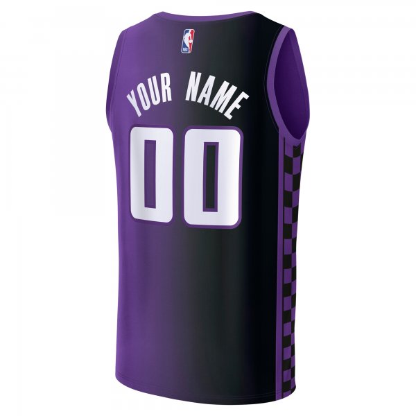 Men's Sacramento Kings  Fanatics Purple Custom Fast Break Jersey - Statement Edition