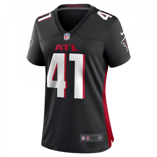 Women's Atlanta Falcons Lukas Denis Nike  Black  Game Jersey