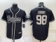 Men's Las Vegas Raiders #98 Maxx Crosby Black Stitched Baseball Cool Base Jersey