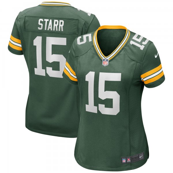 Women's Green Bay Packers Bart Starr Nike Green Game Retired Player Jersey