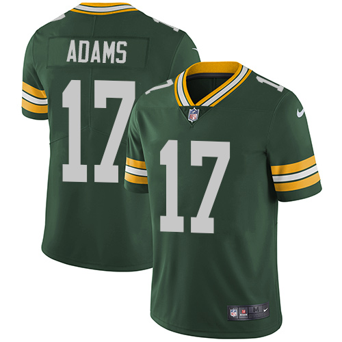 Nike Green Bay Packers #17 Davante Adams Green Team Color Youth Stitched NFL Vapor Untouchable Limited Jersey