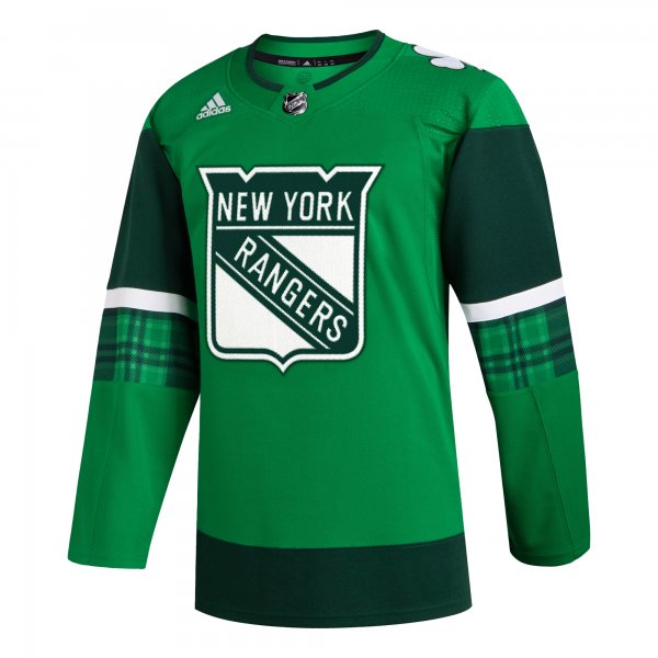 Men's New York Rangers  adidas Kelly Green 2023 St. Patrick's Day Primegreen Jersey