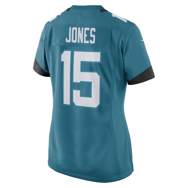 Women's Jacksonville Jaguars Tim Jones Nike Teal Game Player Jersey