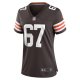 Women's Cleveland Browns Justin Murray Nike  Brown Team Game Jersey