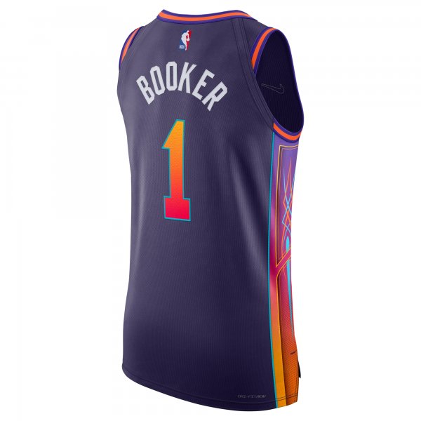 Men's Phoenix Suns Devin Booker Nike Purple  Jersey - City Edition