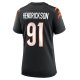 Women's Cincinnati Bengals Trey Hendrickson Nike Black Game Jersey