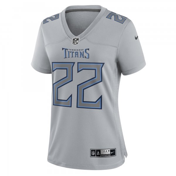 Women's Tennessee Titans Derrick Henry Nike Gray Atmosphere Fashion Game Jersey