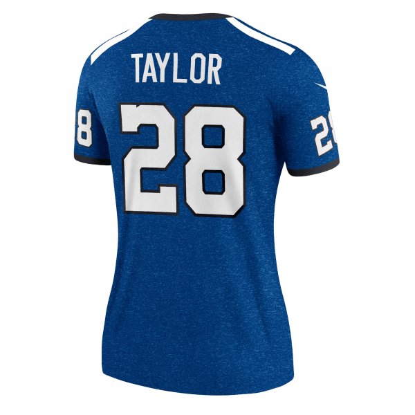 Women's Indianapolis Colts Jonathan Taylor Nike Royal Alternate Legend Jersey