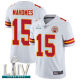 Kansas City Chiefs #15 Patrick Mahomes White Super Bowl LIV Bound Men's Stitched NFL Vapor Untouchable Limited Jersey