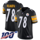 Pittsburgh Steelers #78 Alejandro Villanueva Black Team Color Men's Stitched NFL 100th Season Vapor Limited Jersey